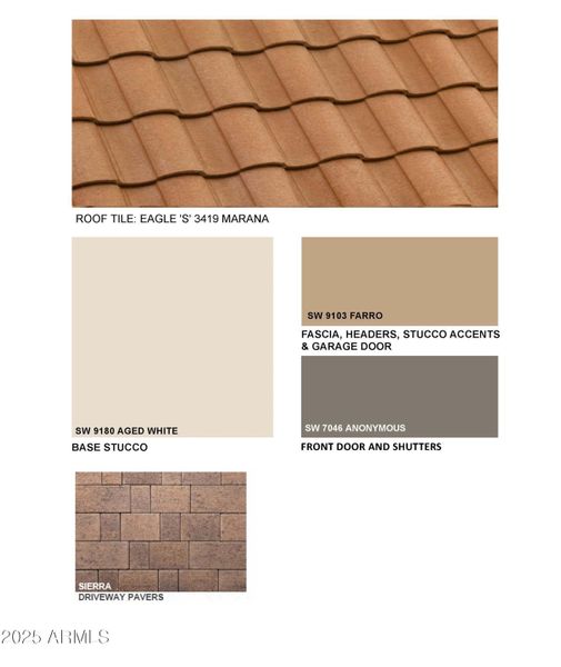 ML Lot 137 - Actual Home Color Scheme