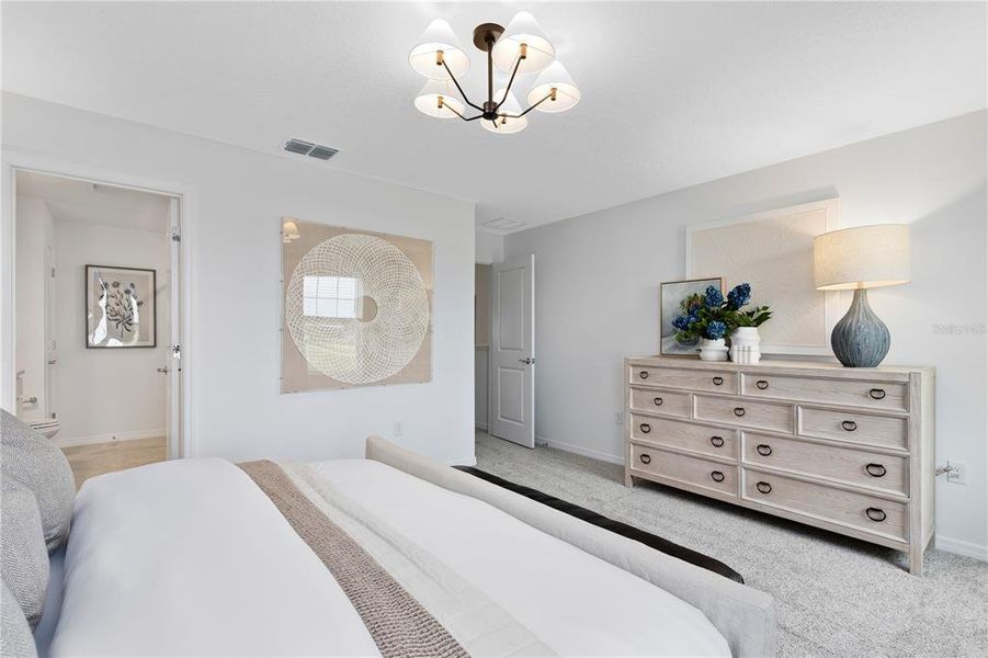 Furnished interior view inside a new home in Tohoqua, Kissimmee (Image 24). Furnished interior view inside a new home in Tohoqua, Kissimmee (Image 24).