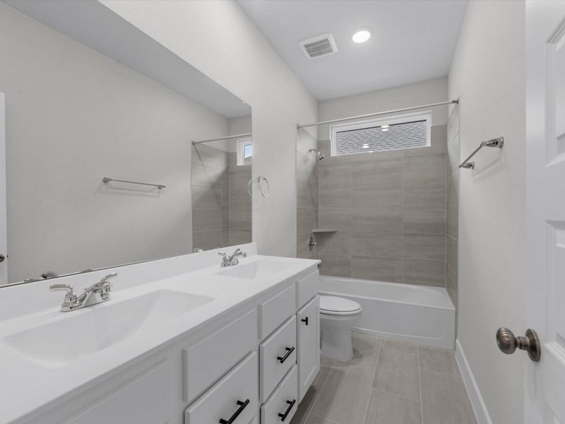 Furnished interior view inside a new home in Trillium 50′, Richmond (Image 8).