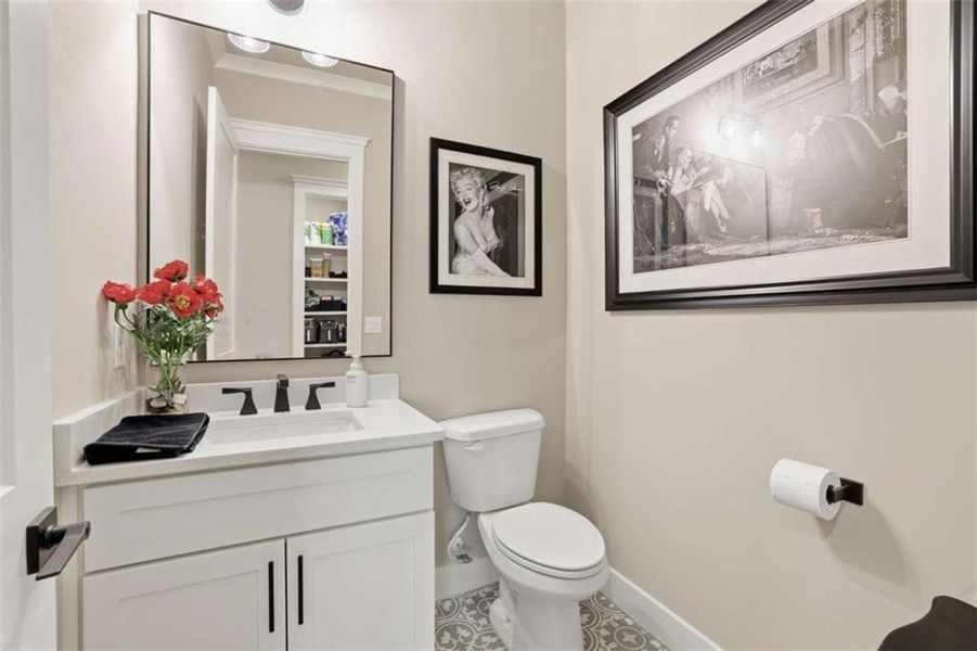 Furnished interior view inside a new home in , Clarkesville (Image 12).