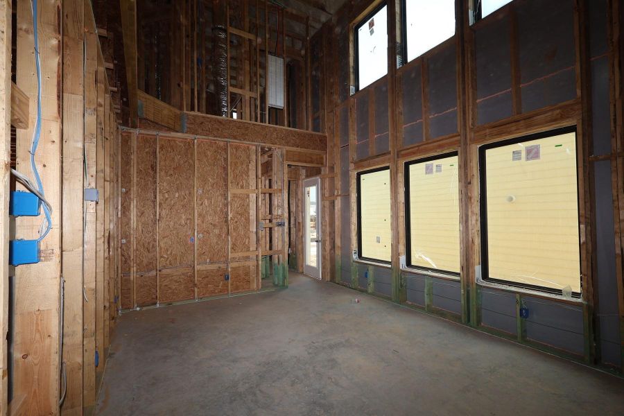 In-progress construction of a new home in Jubilee - Cottages Row Collection, Hockley, TX (Image 9).
