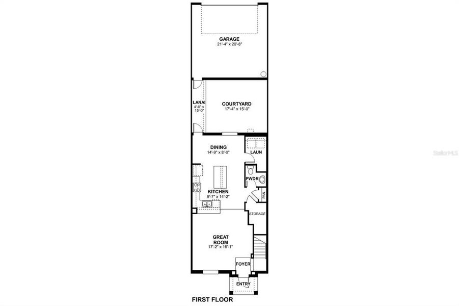 2D floor plan layout of this home in Palmera at Wellen Park, North Port, FL (Image 3). 2D floor plan layout of this home in Palmera at Wellen Park, North Port, FL (Image 3).