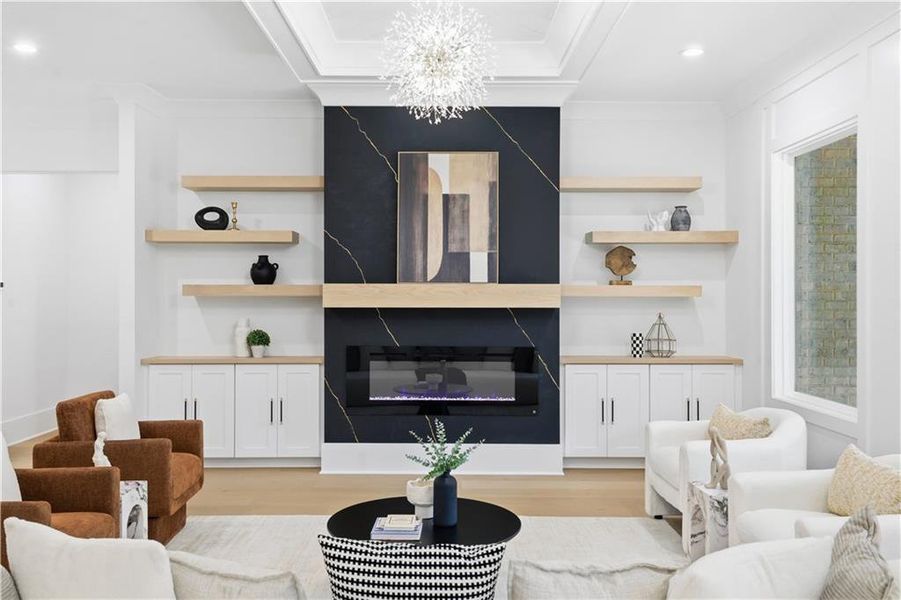 Furnished interior view inside a new home in , Monroe (Image 18).