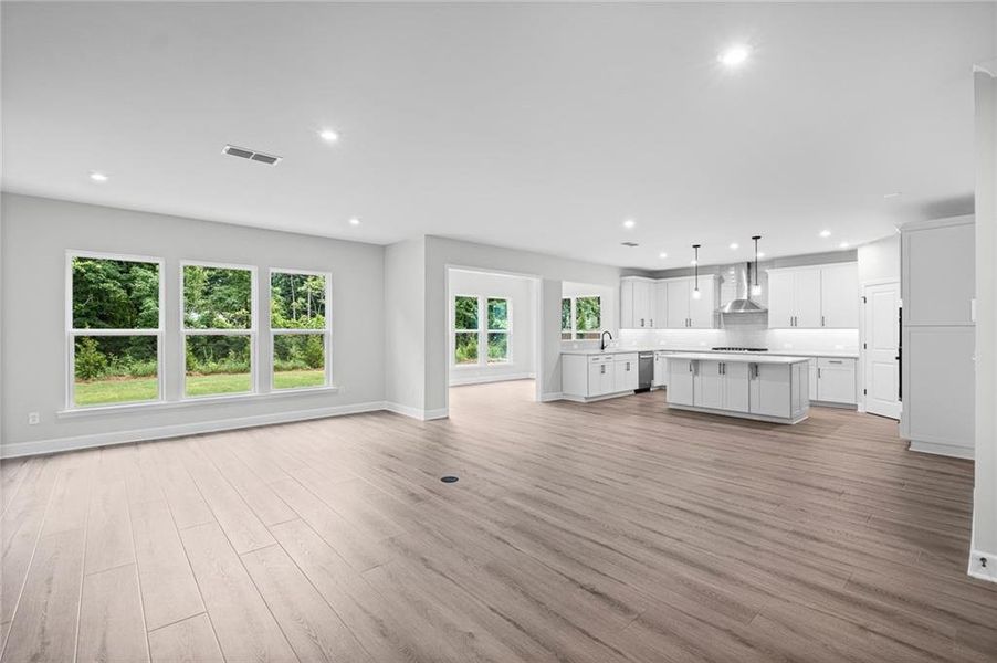 Spacious, unfurnished interior of a new home in Oakwood, Cumming (Image 20). Spacious, unfurnished interior of a new home in Oakwood, Cumming (Image 20).