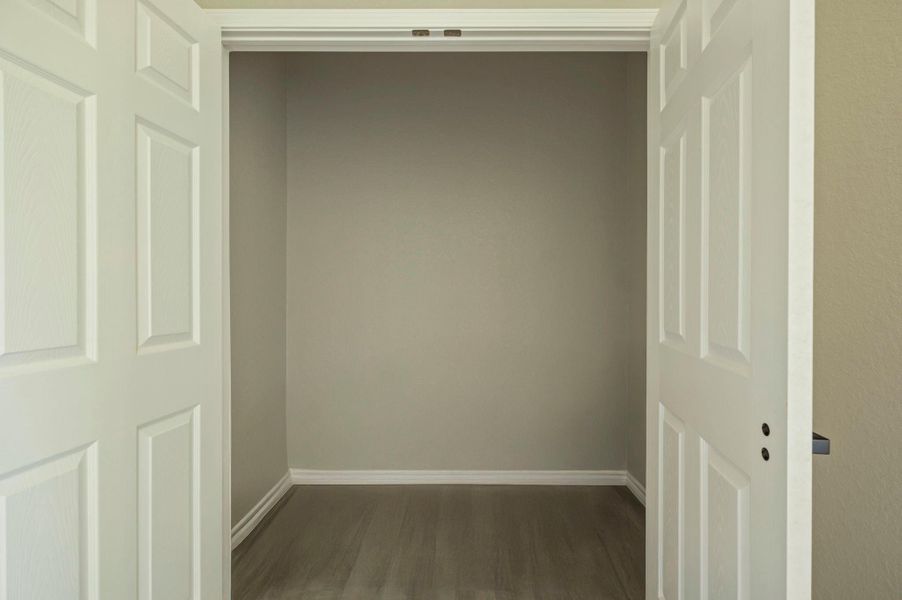 View of closet