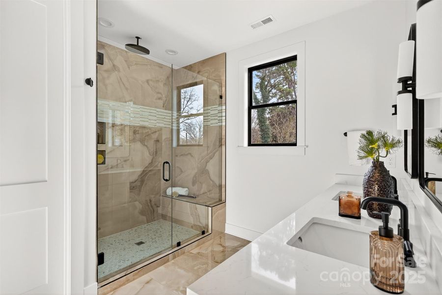 Furnished interior view inside a new home in , Charlotte (Image 12).