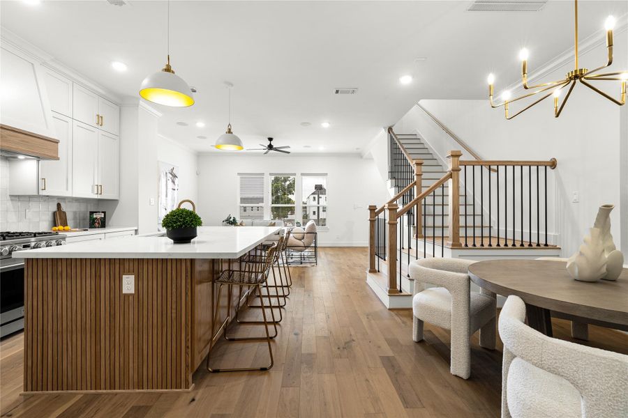 Furnished interior view inside a new home in , Houston (Image 11).