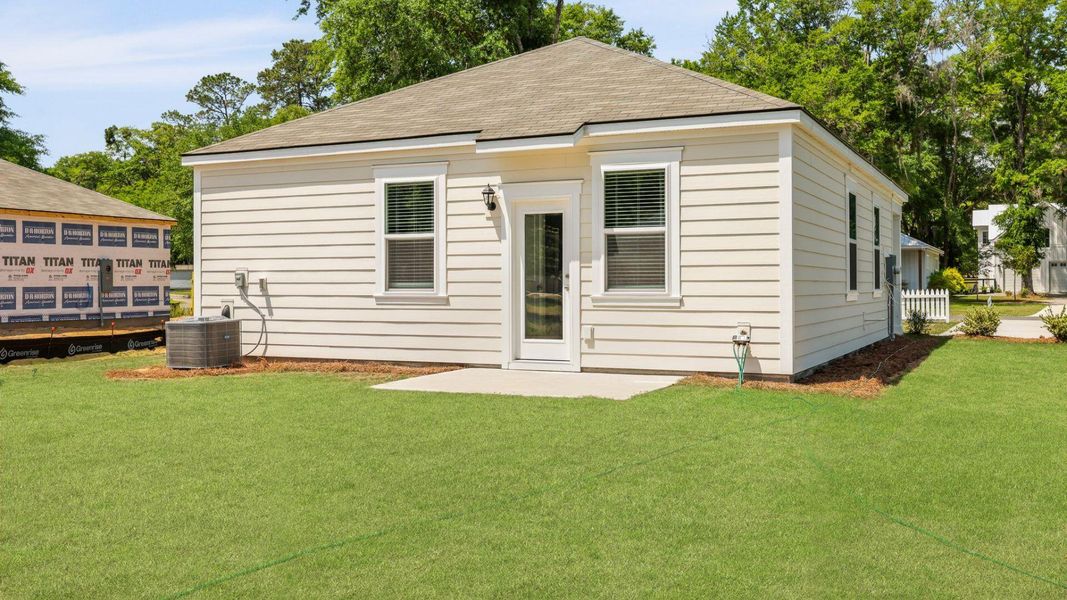 Front exterior of a new home in North Shore, Summerton, SC, highlighting curb appeal (Image 2).