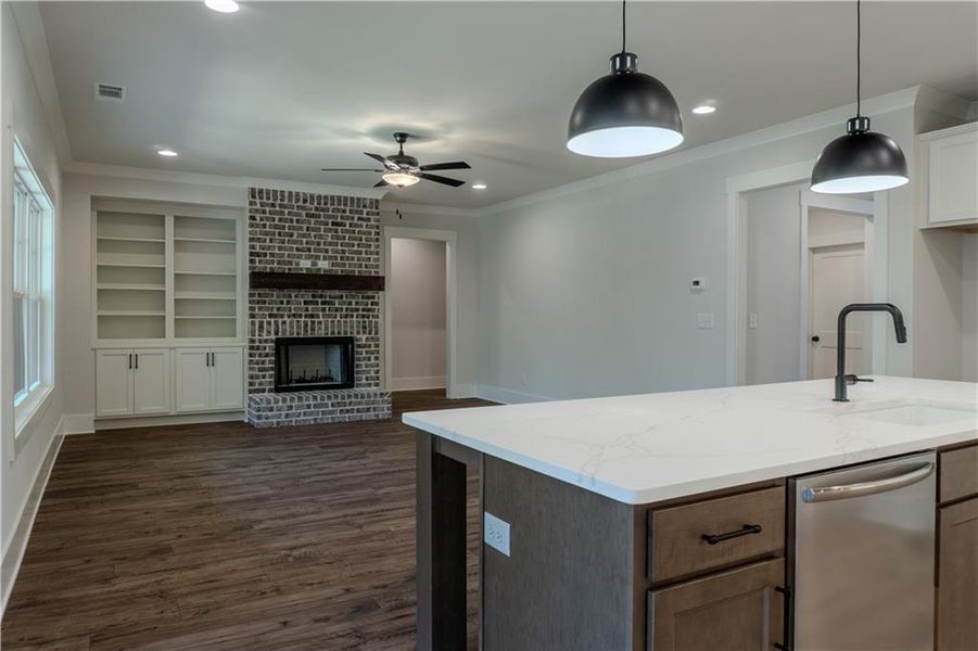 Furnished interior view inside a new home in Riverwalk, Monroe (Image 5).
