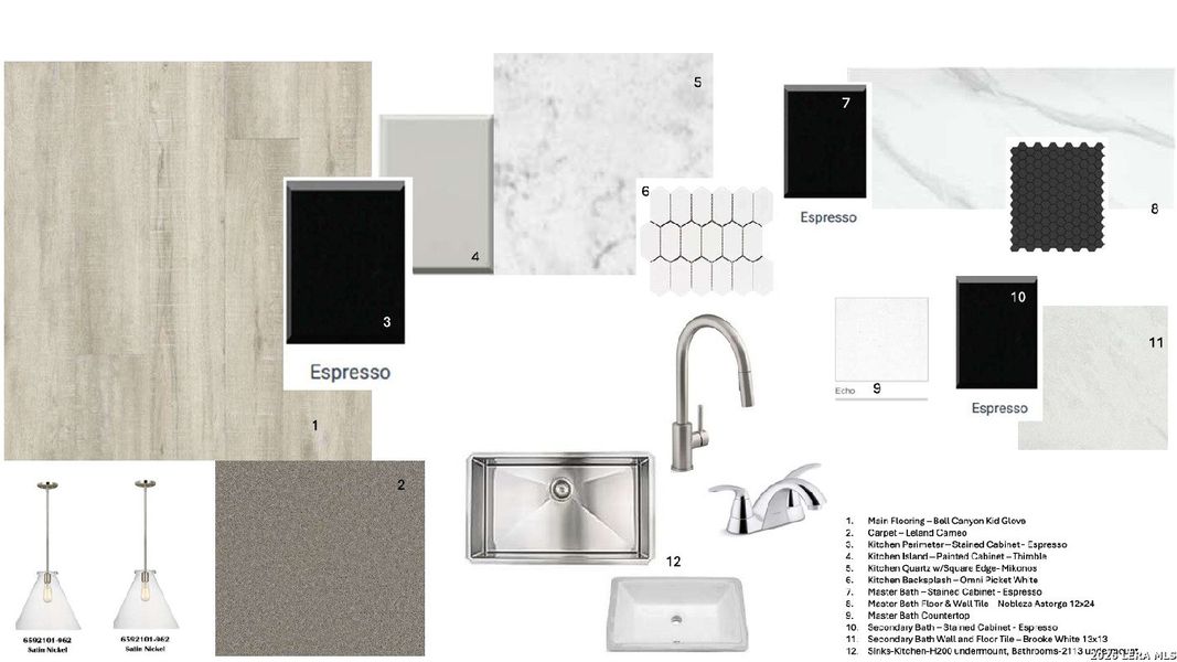 Sample of building materials used in homes in Rhine Valley, Schertz (Image 3). Sample of building materials used in homes in Rhine Valley, Schertz (Image 3).