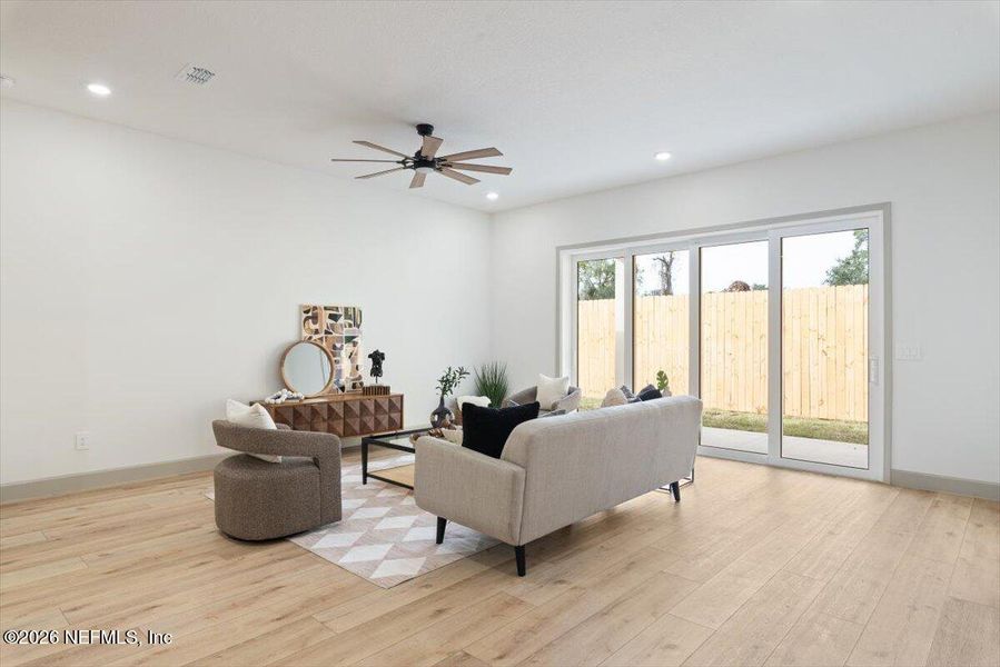 Furnished interior view inside a new home in , Orange Park (Image 11).