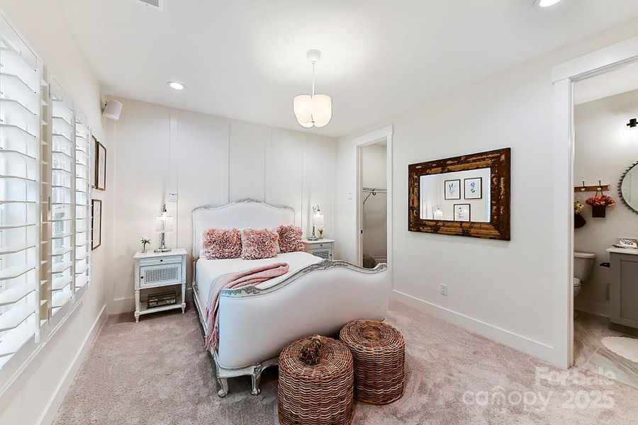 Furnished interior view inside a new home in , Weddington (Image 13).