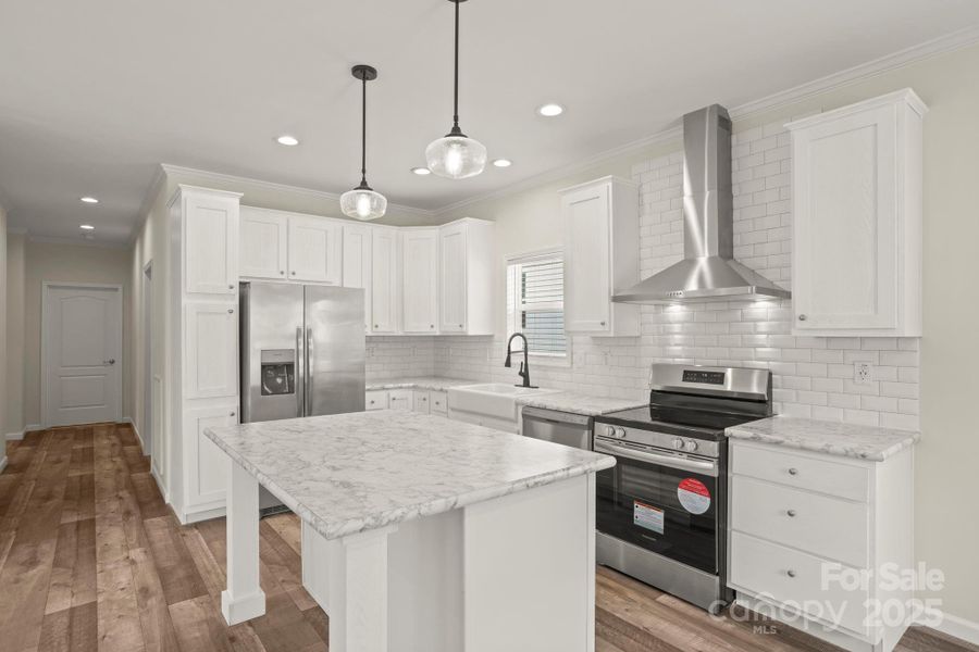 Furnished interior view inside a new home in , Asheville (Image 11).