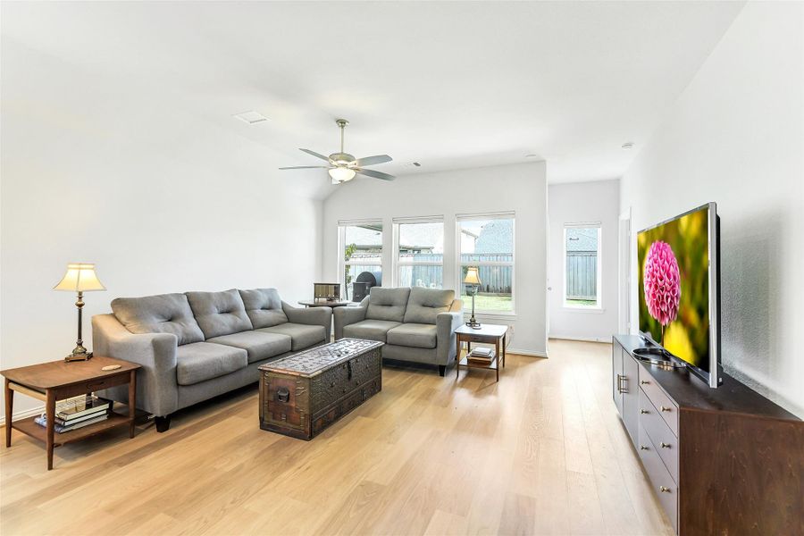 Furnished interior view inside a new home in Bridgeland Creekland Village, Cypress (Image 12). Furnished interior view inside a new home in Bridgeland Creekland Village, Cypress (Image 12).
