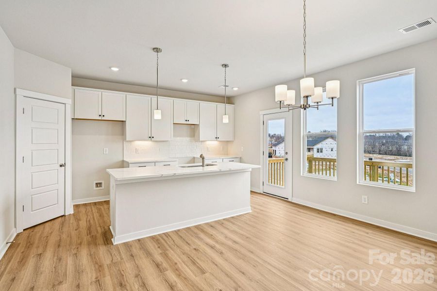 Furnished interior view inside a new home in Vanguard at Vermillion, Huntersville (Image 13). Furnished interior view inside a new home in Vanguard at Vermillion, Huntersville (Image 13).