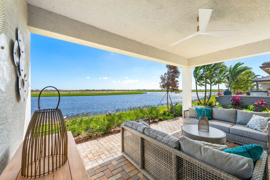 Representative exterior details of a home built from the Monacello by GL Homes in Valencia Parc at Riverland, Port St. Lucie (Image 24).