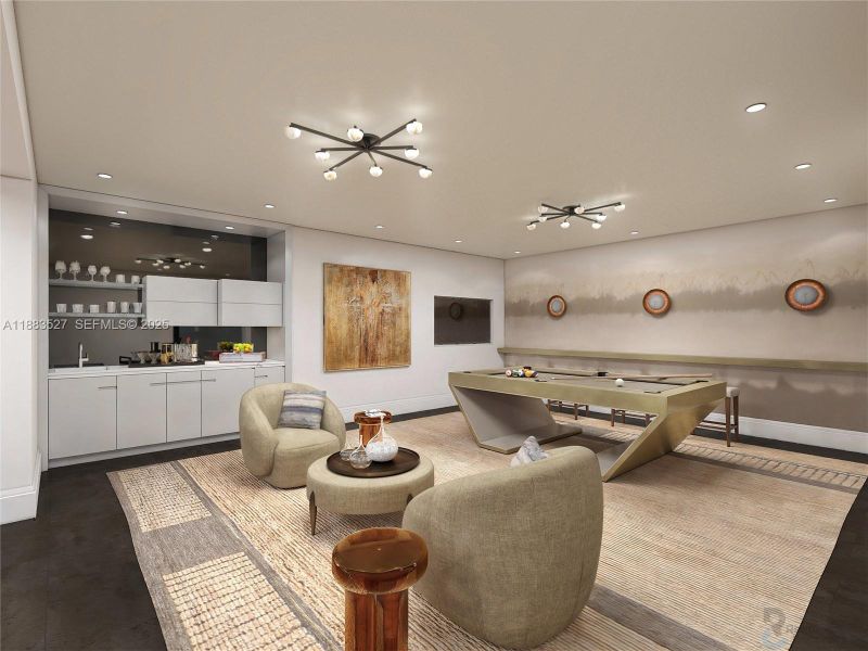 Furnished interior view inside a new home in , Hillsboro Beach (Image 4).