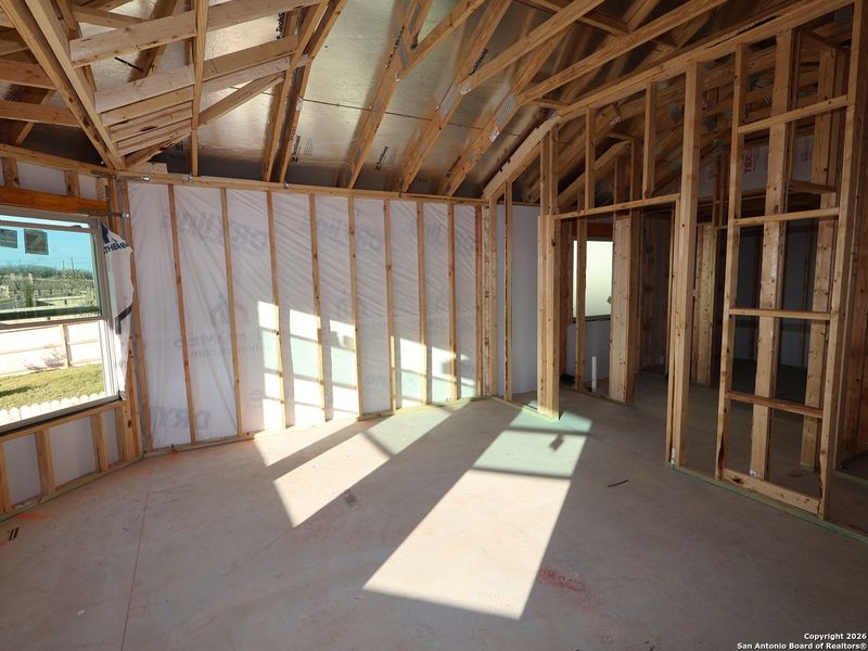 In-progress construction of a new home in Mesquite Ridge, San Antonio, TX (Image 34).