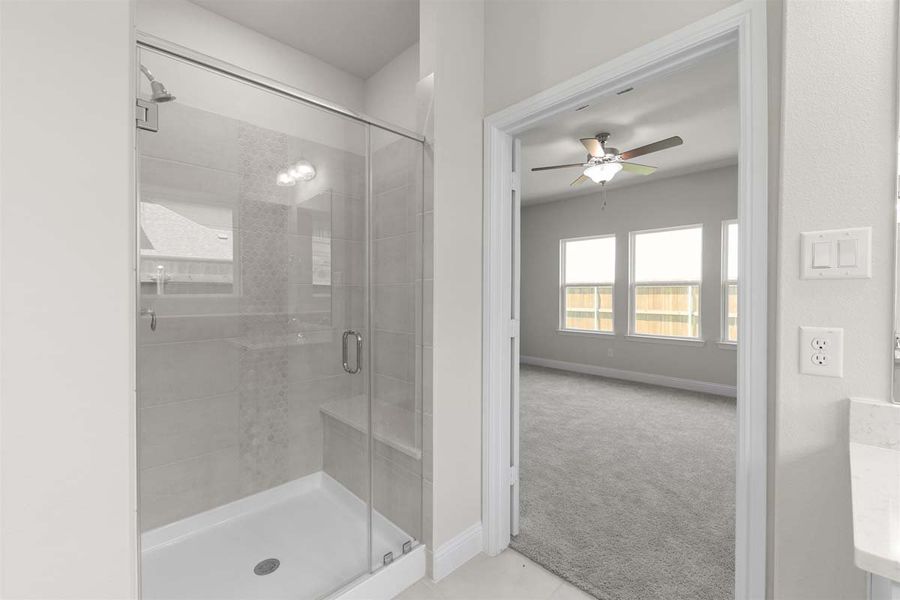 Furnished interior view inside a new home in The Reserve at Spiritas Ranch, Little Elm (Image 10). Furnished interior view inside a new home in The Reserve at Spiritas Ranch, Little Elm (Image 10).