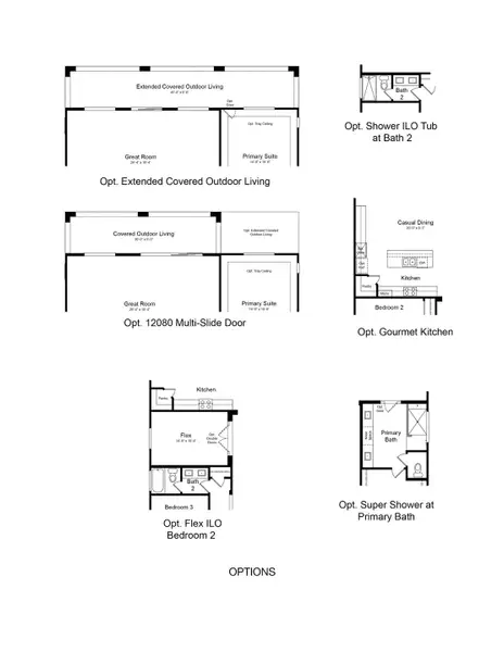 2D floor plan layout of this home in Parkside, Avondale, AZ (Image 4).