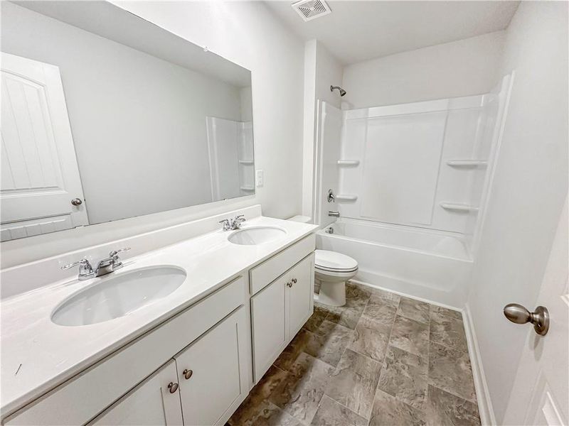 Furnished interior view inside a new home in Oakhurst Glen, Fairburn (Image 10).