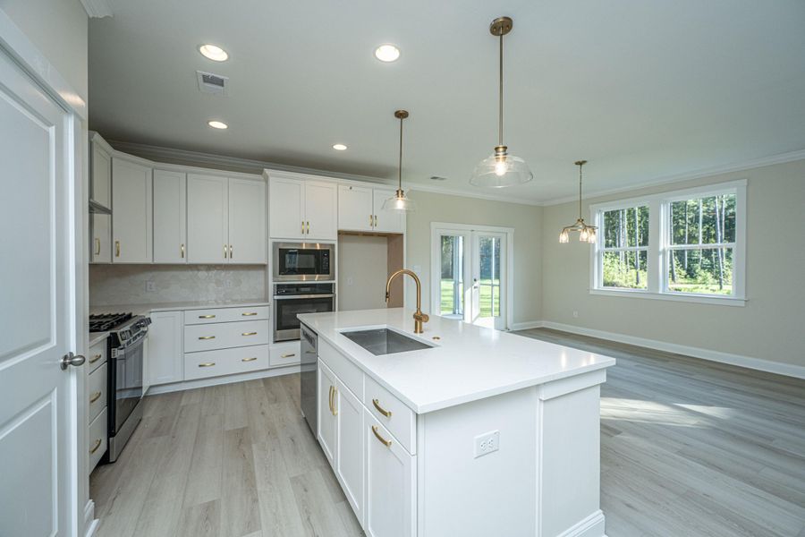 Furnished interior view inside a new home in , Awendaw (Image 5).