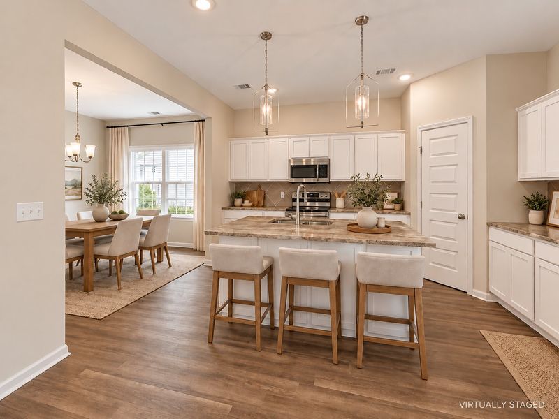 Furnished interior view inside a new home in Tranquil South, Hinesville (Image 10). Furnished interior view inside a new home in Tranquil South, Hinesville (Image 10).