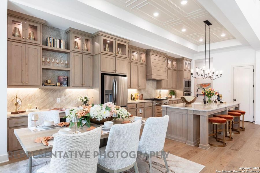 Furnished interior view inside a new home in , San Marcos (Image 24).