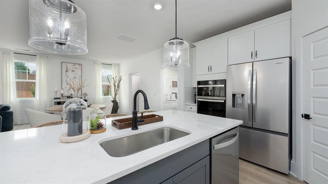 Furnished interior view inside a new home in The Village at Sandy Plains, Marietta (Image 38).