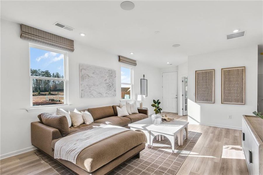 Furnished interior view inside a new home in Sun City Peachtree, Griffin (Image 7).