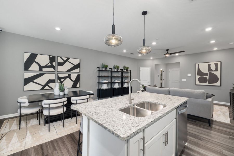 Furnished interior view inside a new home in Flemingfield, Greensboro (Image 14).