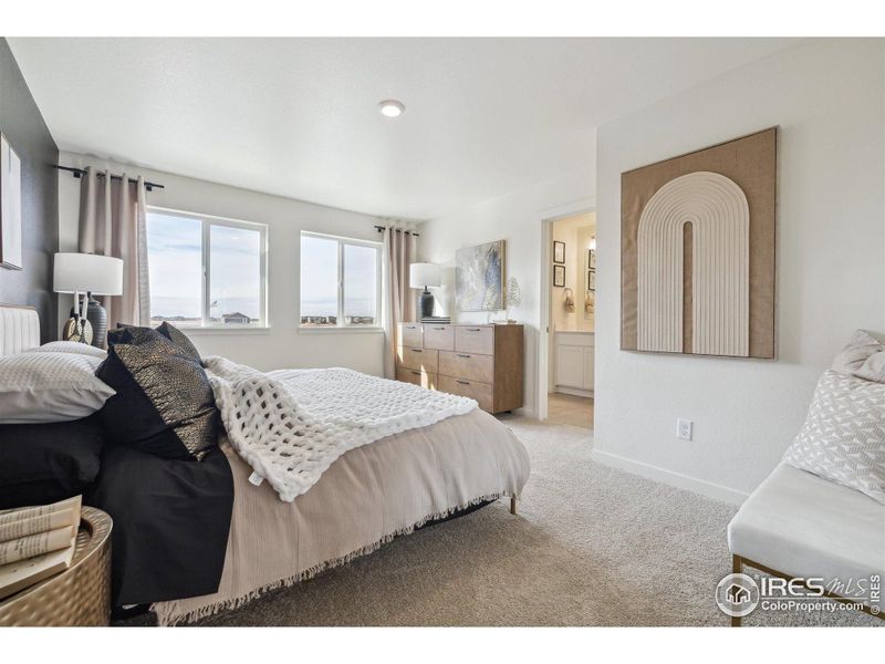 Furnished interior view inside a new home in Settlers Crossing, Commerce City (Image 19).