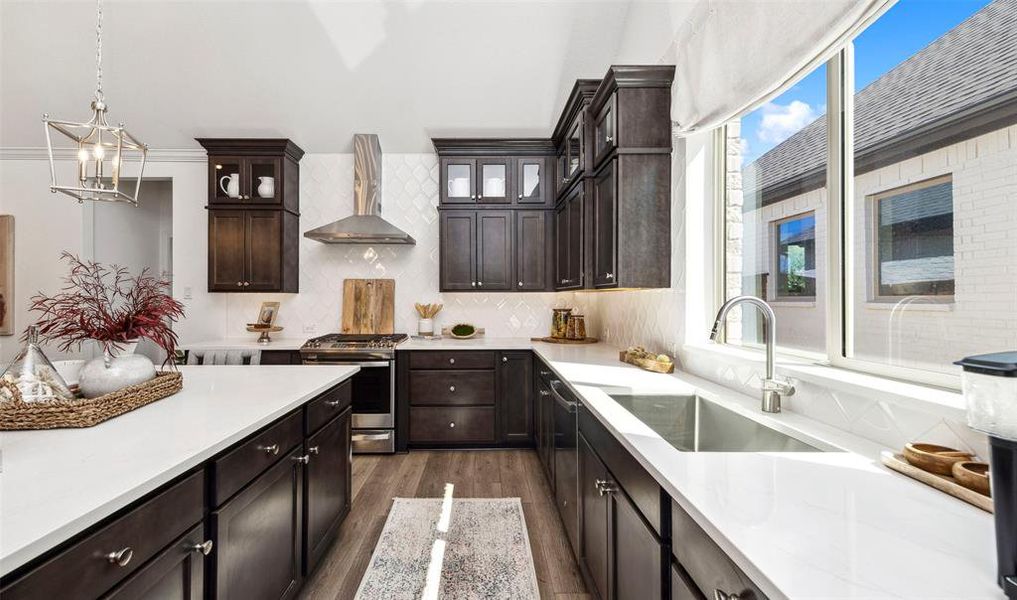 Furnished interior view inside a new home in Creekshaw, Royse City (Image 9).