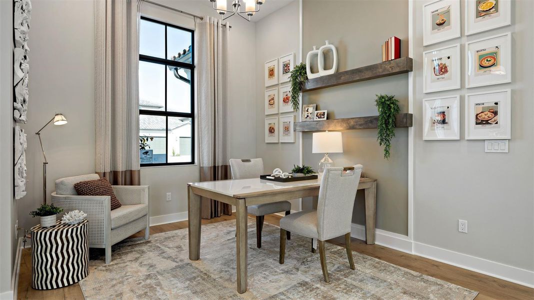 Furnished interior view inside a new home in Cresswind Palm Beach at Westlake, Westlake (Image 25).