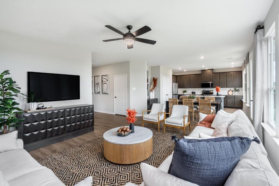 Representative furnished interior of a home built from the 2429 Modeled by KB Home in Princeton Estates II, Princeton (Image 3).