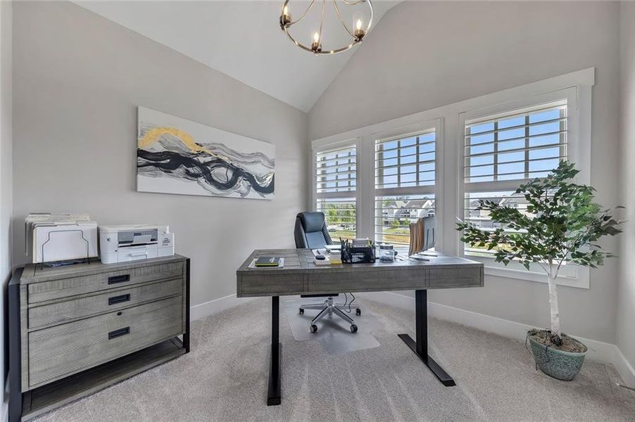 Furnished interior view inside a new home in , Woodstock (Image 16).