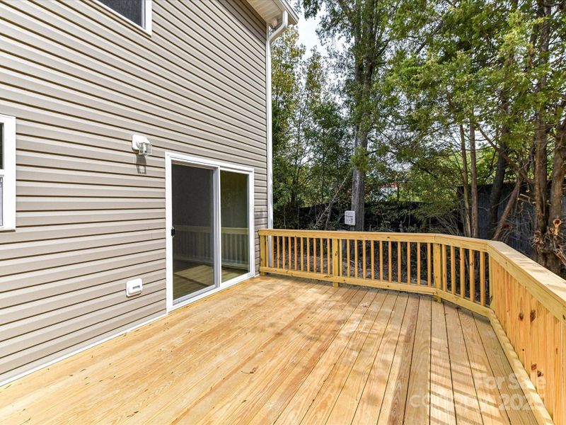 Exterior details and patio area of a home in , Oakboro (Image 18).