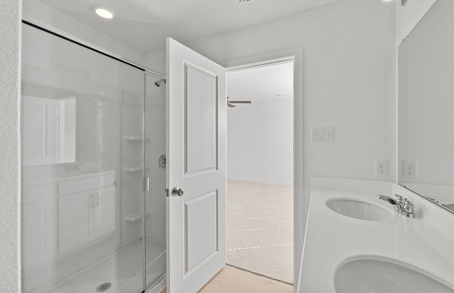Furnished interior view inside a new home in Sonterra, Jarrell (Image 8).