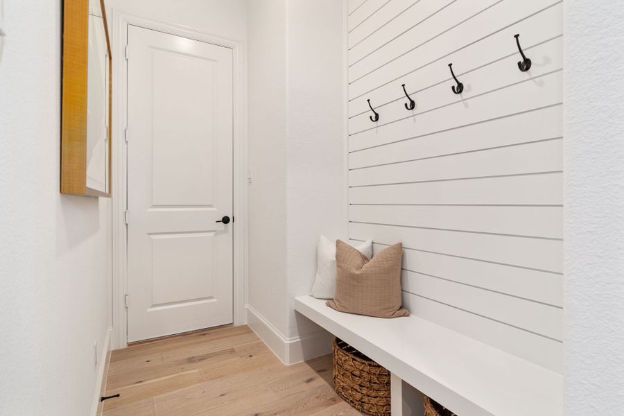 Plan 1639 Mud Room Representative Photo by American Legend Homes