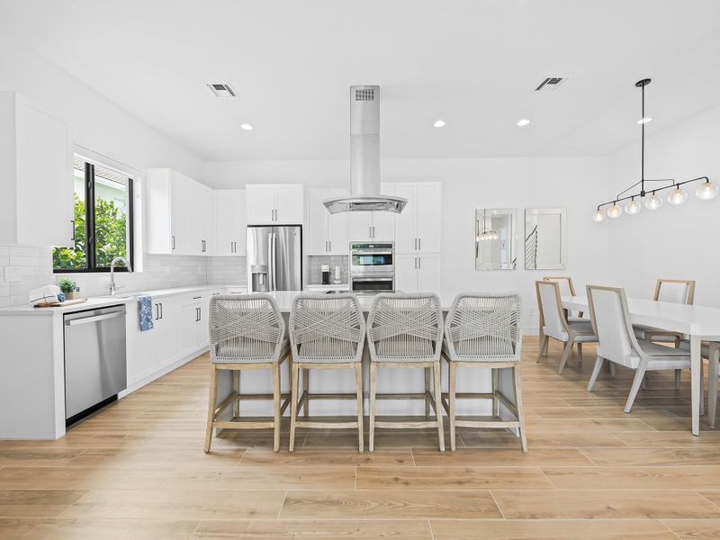 Furnished interior view inside a new home in Marina Landings, Fort Lauderdale (Image 4).