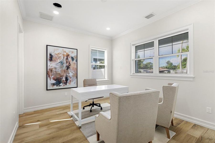 Furnished interior view inside a new home in , St. Petersburg (Image 5).