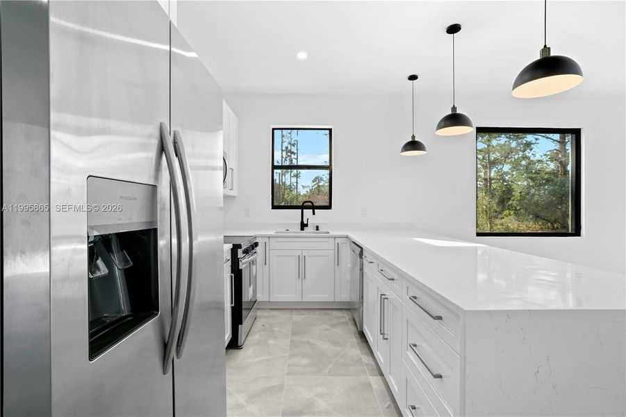 Furnished interior view inside a new home in , Lehigh Acres (Image 7). Furnished interior view inside a new home in , Lehigh Acres (Image 7).