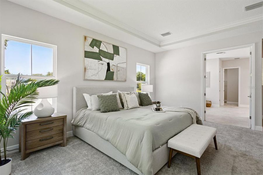 Furnished interior view inside a new home in Crestwood Estates, Valrico (Image 37). Furnished interior view inside a new home in Crestwood Estates, Valrico (Image 37).