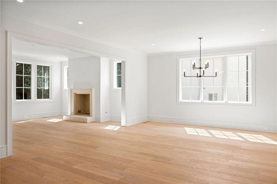 Spacious, unfurnished interior of a new home in , Atlanta (Image 22).