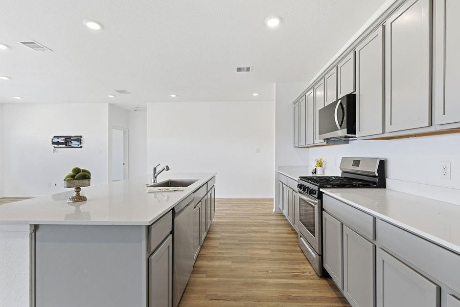 Furnished interior view inside a new home in Winward: Wildflower II Collection, Katy (Image 8). Furnished interior view inside a new home in Winward: Wildflower II Collection, Katy (Image 8).