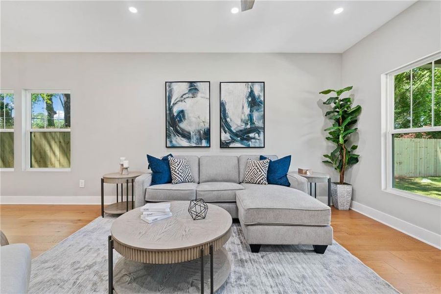Furnished interior view inside a new home in , Decatur (Image 18). Furnished interior view inside a new home in , Decatur (Image 18).