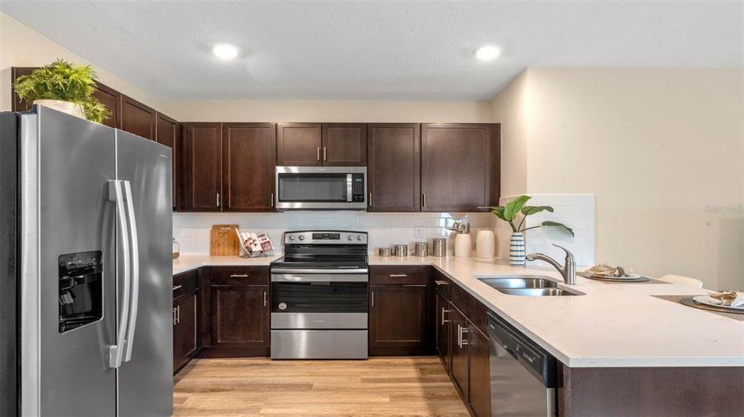 Furnished interior view inside a new home in Harmony West, St. Cloud (Image 15).