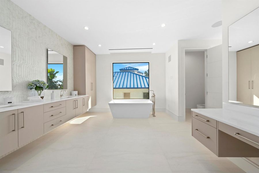 Furnished interior view inside a new home in , Pompano Beach (Image 9). Furnished interior view inside a new home in , Pompano Beach (Image 9).