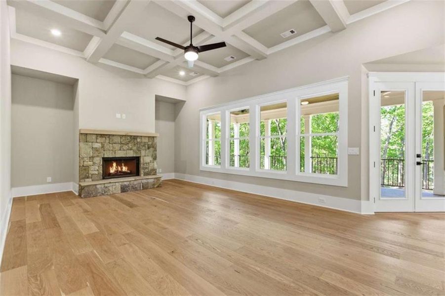 Spacious, unfurnished interior of a new home in , Clarkesville (Image 39).