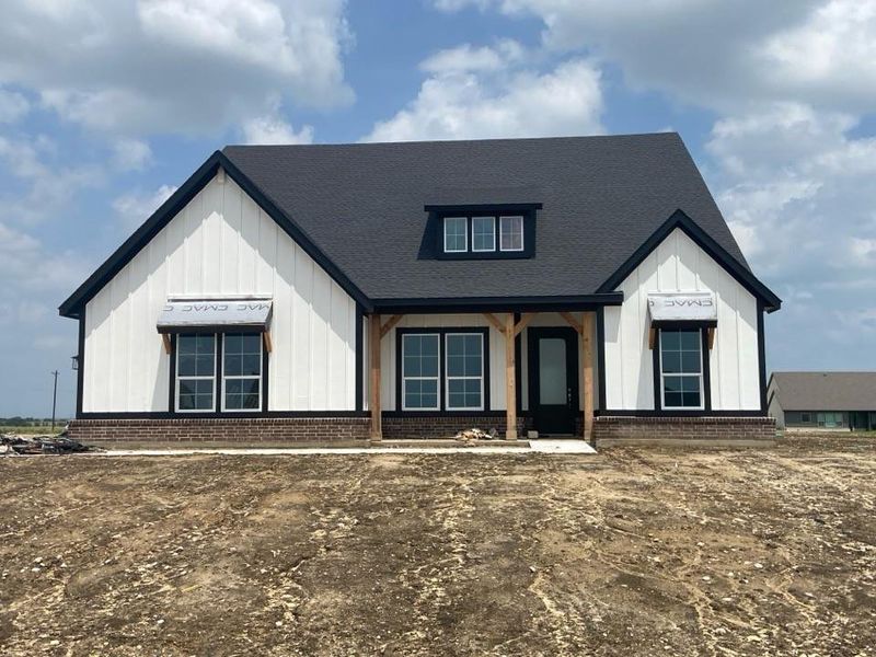 In-progress construction of a new home in Clear Sky Addition, Valley View, TX (Image 6).